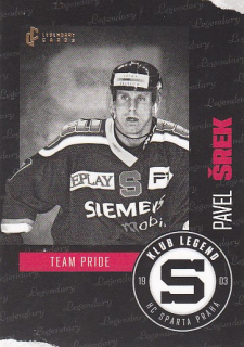 ŠREK Pavel Legendary Cards Klub Legend HC Sparta Praha č. 30