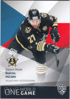 MOZÍK Vojtěch KHL Platinum 2021/2022 One World One Game ONE-182