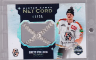 POLLOCK Brett SPORTZOO 2023 Winter Games Net Cord WN-BP /35