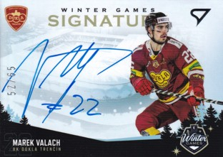 VALACH Marek SPORTZOO 2023 Winter Games Signature WS1-MV /65