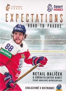 Balíček Legendary Cards EXPECTATIONS Road to Prague Retail