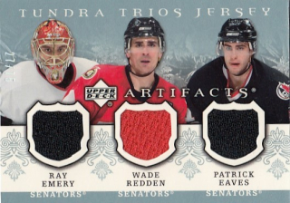 EMERY REDDEN EAVES UD Artifacts 2007/2008 Tundra Trios Jersey T3-REE /75