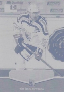 BIRNER Michal CZECH Ice Hockey Team 2015 č. 43 Printing Plate YELLOW 1/1