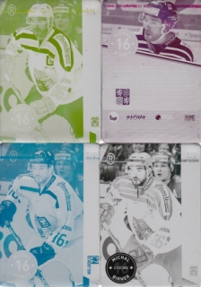 BIRNER Michal CZECH Ice Hockey Team 2016 č. 1 Printing Plate SET 1/1