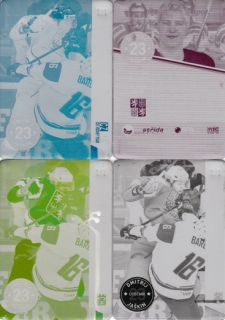 JAŠKIN Dmitrij CZECH Ice Hockey Team 2016 č. 17 Printing Plate SET 1/1
