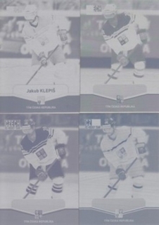KLEPIŠ Jakub CZECH Ice Hockey Team 2015 č. 6 Printing Plate SET 1/1