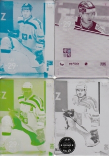 KOLÁŘ Jan CZECH Ice Hockey Team 2016 č. 22 Printing Plate SET 1/1