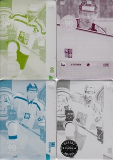 KOUSAL Robert CZECH Ice Hockey Team 2016 č. 24 Printing Plate SET 1/1