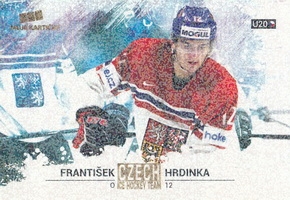 HRDINKA František Czech Ice Hockey Team 2018 č. 45 Gold Rainbow /5