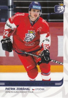 ZDRÁHAL Patrik Czech Ice Hockey Team 2019 č. 39