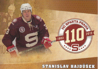 HAJDŮŠEK Stanislav STARÁ GARDA HC Sparta Praha č. 26 SAMPLE