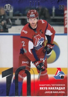 NAKLÁDAL Jakub KHL 2017/2018 LOK-006 Silver /10 