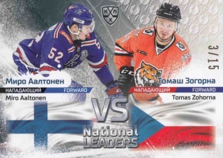 ZOHORNA Tomáš KHL 2020 National Leaders NAT-FIN-CZE-002 /15
