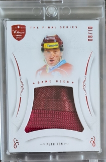 TON Petr OFS Classic The Final Series Game Used MEM-PO Red /10