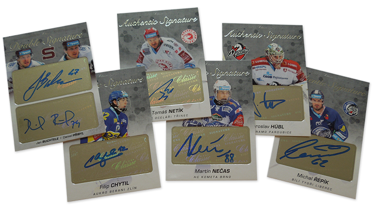 Hokejové karty RHK Authentic Signature