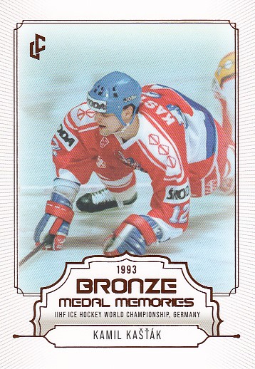 KAŠŤÁK Kamil Legendary Cards Bronze Medal Memories 1993 č. 12 Red /49