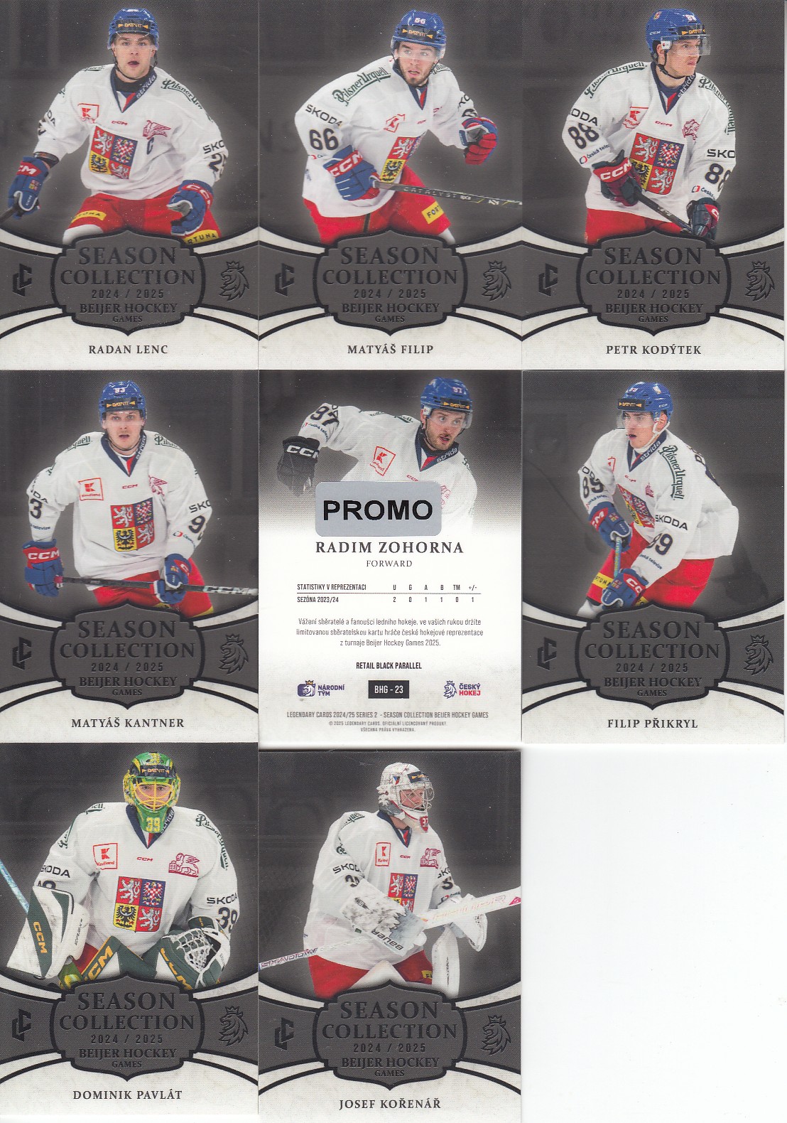 PŘIKRYL Filip LC Season Collection 2024/2025 Beijer Hockey Games BHG-24 Black PROMO