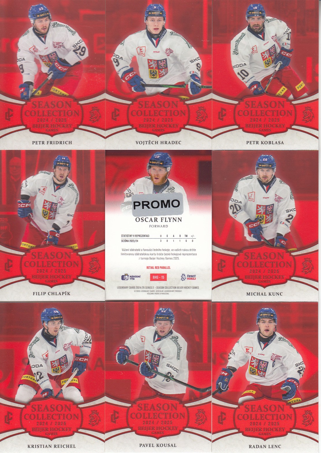 REICHEL Kristian LC Season Collection 2024/2025 Beijer Hockey Games BHG-17 Red PROMO