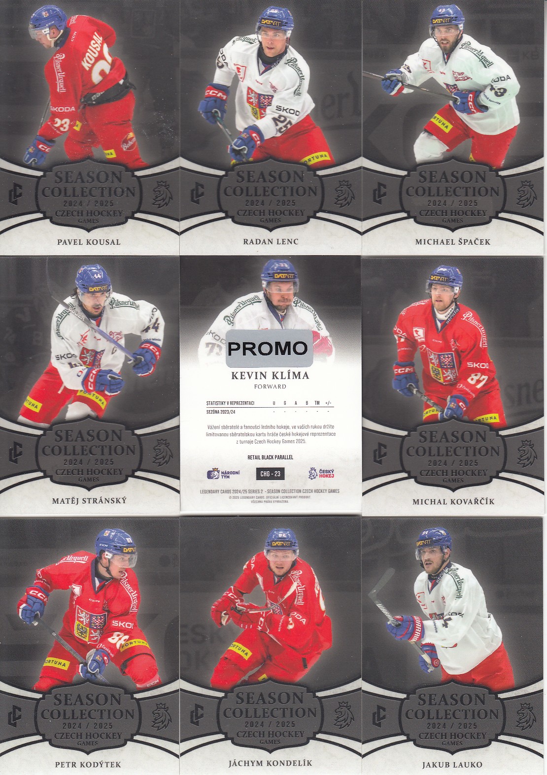 KOVAŘČÍK Michal LC Season Collection 2024/2025 Czech Hockey Games CHG-24 Black PROMO