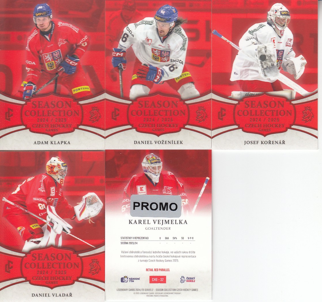 VLADAŘ Daniel LC Season Collection 2024/2025 Czech Hockey Games CHG-31 Red PROMO