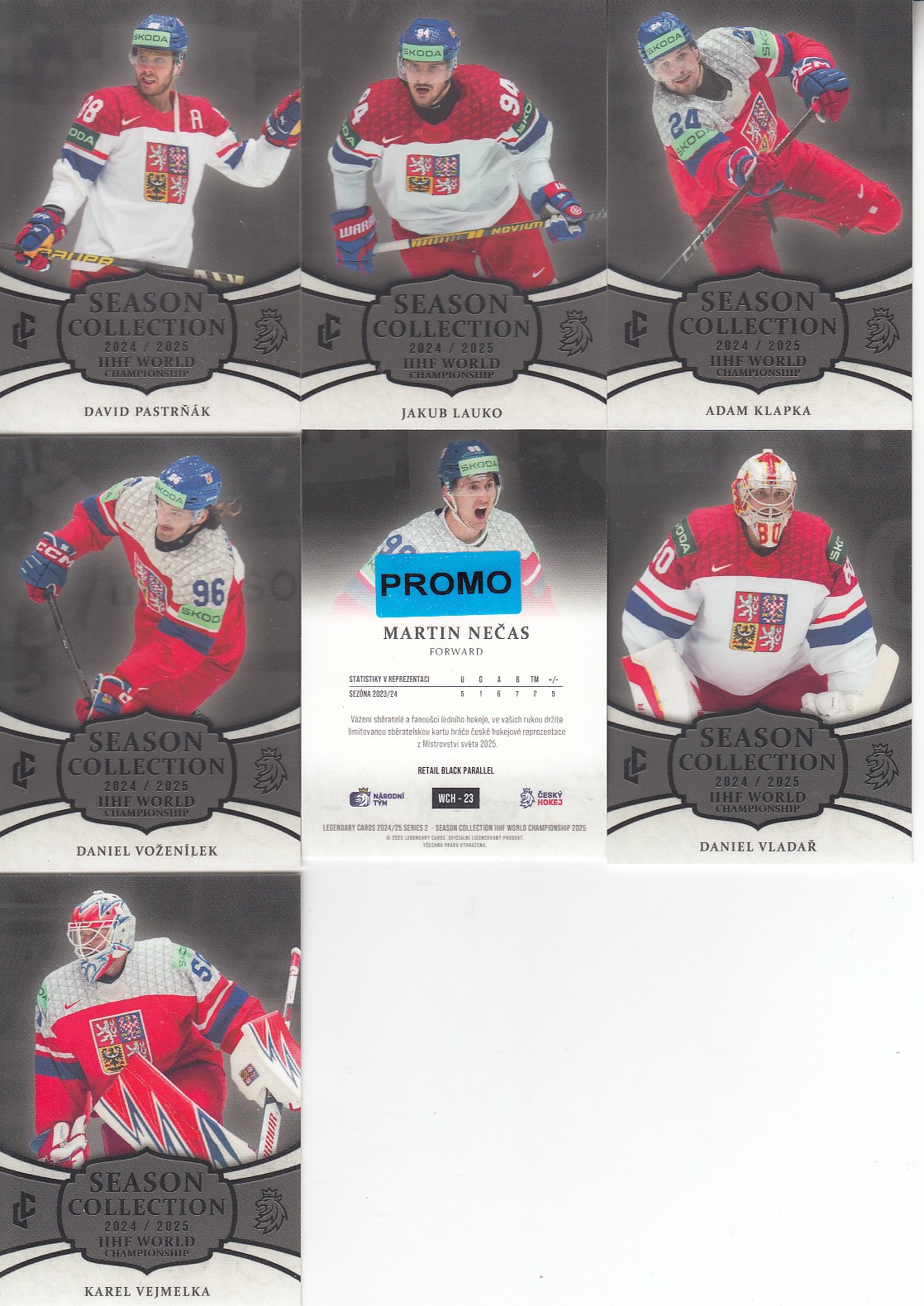 VEJMELKA Karel LC Season Collection 2024/2025 IIHF World Championship WCH-25 Black PROMO