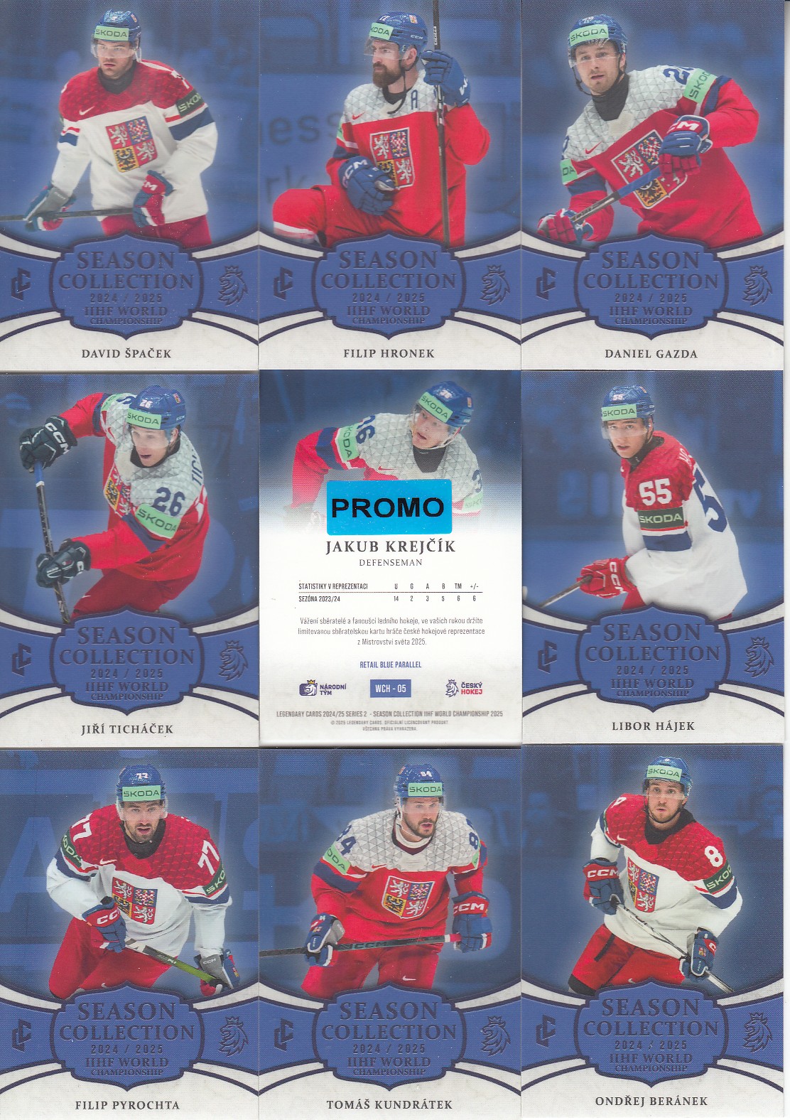 HÁJEK Libor LC Season Collection 2024/2025 IIHF World Championship WCH-06 Blue PROMO