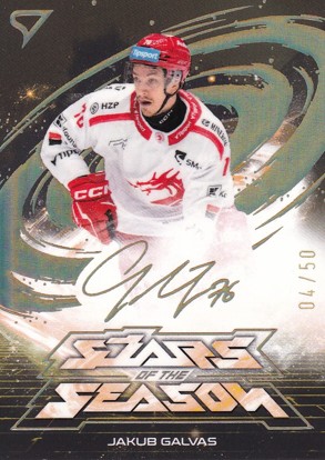 MALÍK Nick SPORTZOO 2025/2026 Stars Of The Season SS-28 Golden Script /50