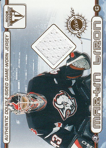 ŠATAN Miroslav BIRON Martin PS Titanium 2001/2002 Double-Sided Game-Worn Jersey č. 66