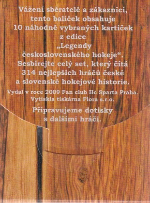 Balíček Legendy československého hokeje 2009