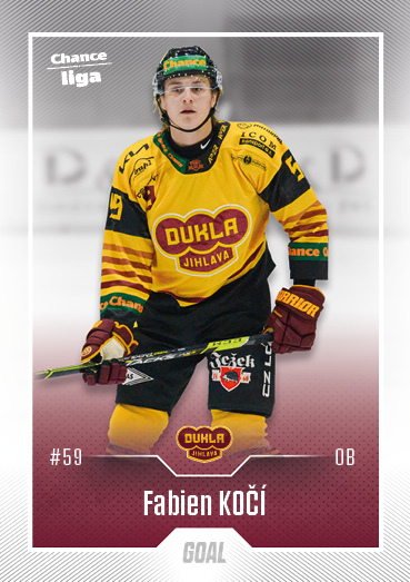 KOČÍ Fabien GOAL Cards 2022/2023 č. 5