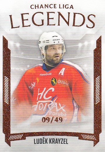 KRAYZEL Luděk GOAL Cards 2022/2023 Legends č. 16 Parallel /49
