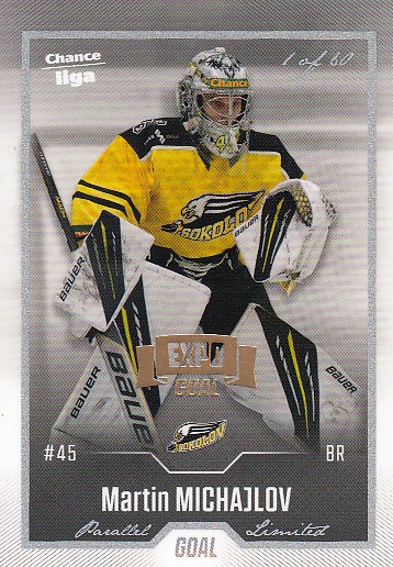 MICHAJLOV Martin GOAL Cards 2022/2023 č. 32 Expo Silver /3