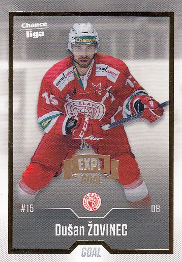 ŽOVINEC Dušan GOAL Cards 2022/2023 č. 103 Expo Gold /3