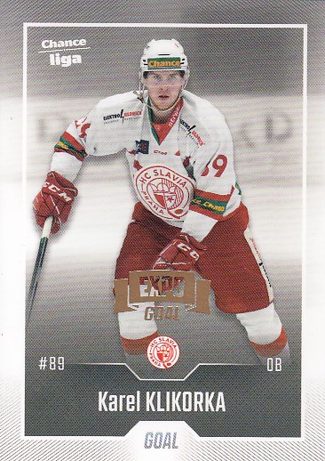 KLIKORKA Karel GOAL Cards 2022/2023 č. 105 Expo /10