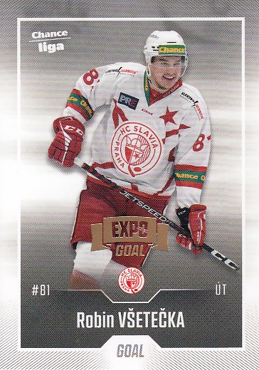 VŠETEČKA Robin GOAL Cards 2022/2023 č. 112 Expo /10