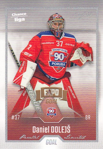 DOLEJŠ Daniel GOAL Cards 2022/2023 č. 158 Expo Silver /3