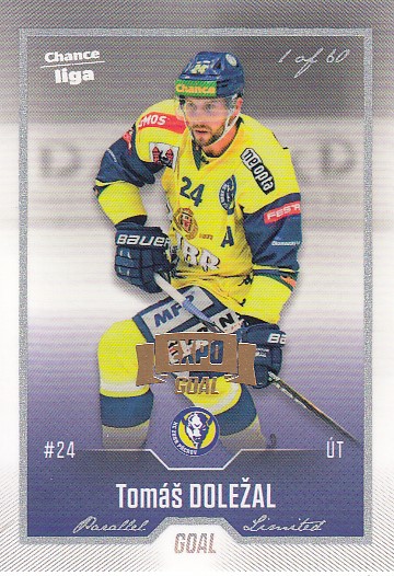 DOLEŽAL Tomáš GOAL Cards 2022/2023 č. 96 Expo Silver /3