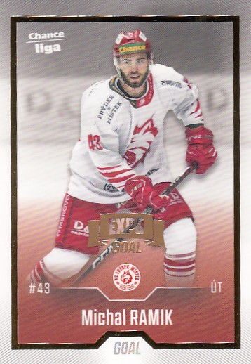 RAMIK Michal GOAL Cards 2022/2023 č. 139 Expo Gold /3