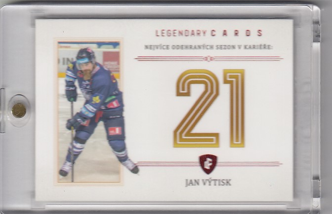 VÝTISK Jan Legendary Cards Records ELH ZC-S12 Red /10