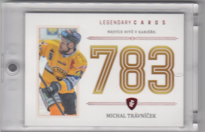 TRÁVNÍČEK Michal Legendary Cards Records ELH ZC-H1 Red /10