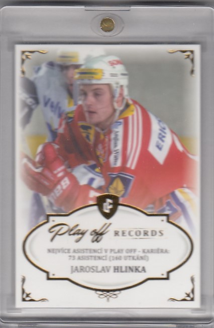 HLINKA Jaroslav Legendary Cards Records ELH PAC-04 Gold /20