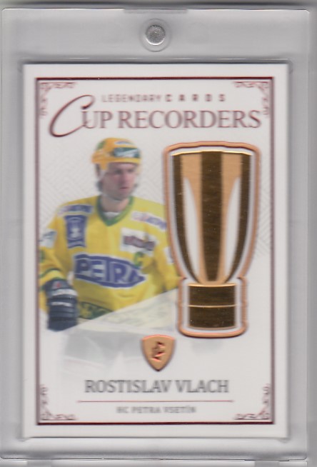 VLACH Rostislav Legendary Cards Records ELH CR-09 Red /10