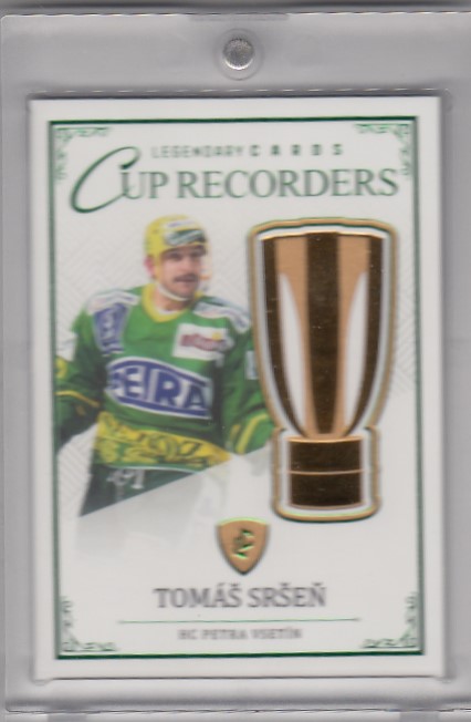 SRŠEŇ Tomáš Legendary Cards Records ELH CR-08 Emerald /5