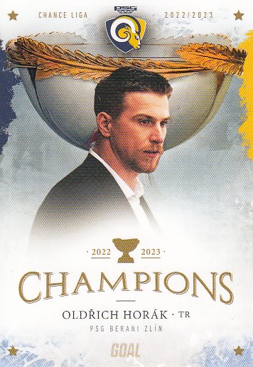 HORÁK Oldřich GOAL Cards 2022/2023 Champions Zlín č. 28