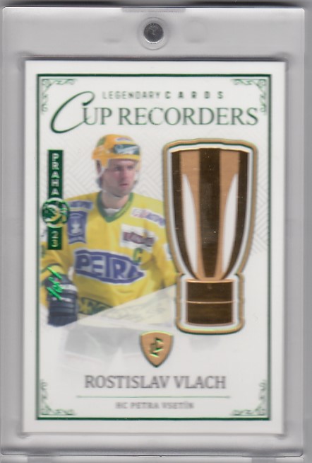 VLACH Rostislav Legendary Cards Records ELH CR-09 Emerald EXPO 1of1