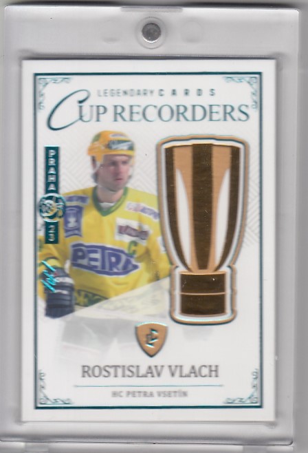 VLACH Rostislav Legendary Cards Records ELH CR-09 Turquoise EXPO 1of1