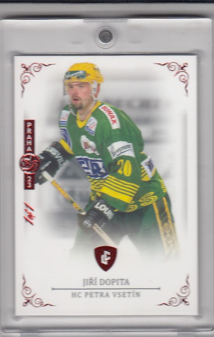 DOPITA Jiří Legendary Cards Records ELH č. 28 Red EXPO 1of1