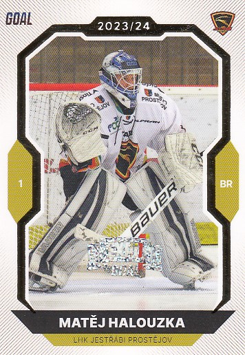 HALOUZKA Matěj GOAL Cards 2023/2024 č. 44 EXPO Perleť /6
