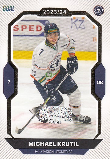 KRUTIL Michael GOAL Cards 2023/2024 č. 74 EXPO Perleť /6