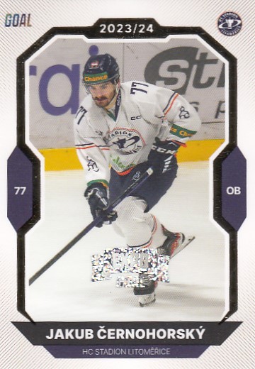 ČERNOHORSKÝ Jakub GOAL Cards 2023/2024 č. 77 EXPO Perleť /6